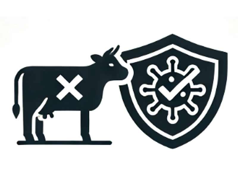 家畜の病原菌を死滅させる